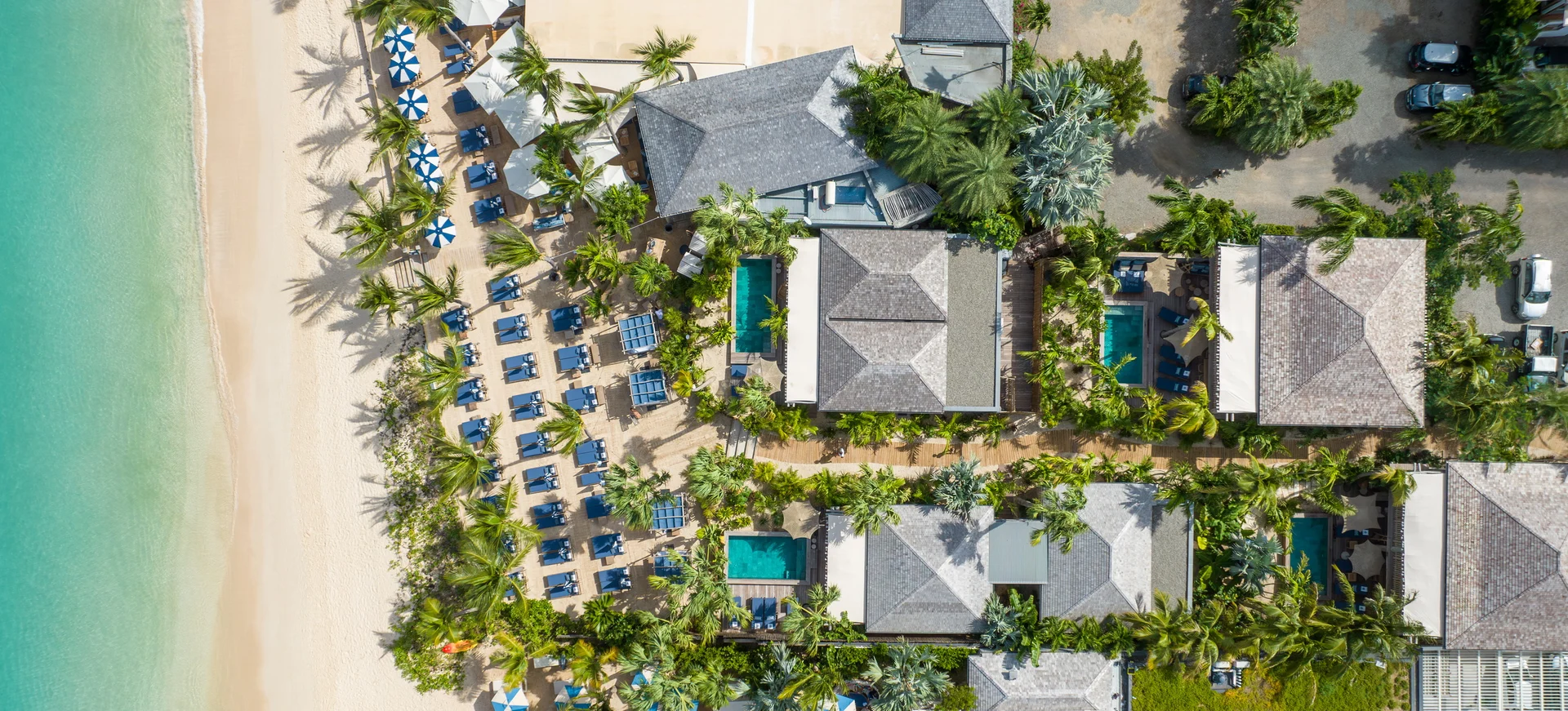 aerial at Villa Wild Banana in St Barts - St Barts luxury vacation rental