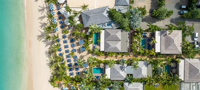 aerial at Villa Wild Banana in St. Jean - St. Barth Villa Rental