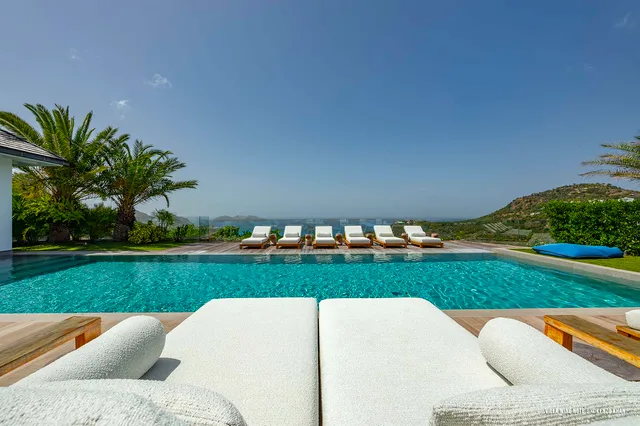Note - Pool at Villa Wine Note in St Barts - St Barts luxury vacation rental