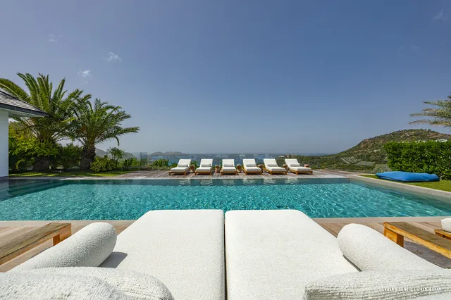 pool at Villa Wine Note in St Barts - St. Barth Villa Rental