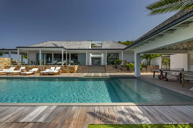 pool at Villa Wine Note in St Barts - St. Barts Villa Rental