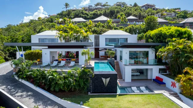 General view at Villa Wings in St Barts - St. Barts Villa Rental
