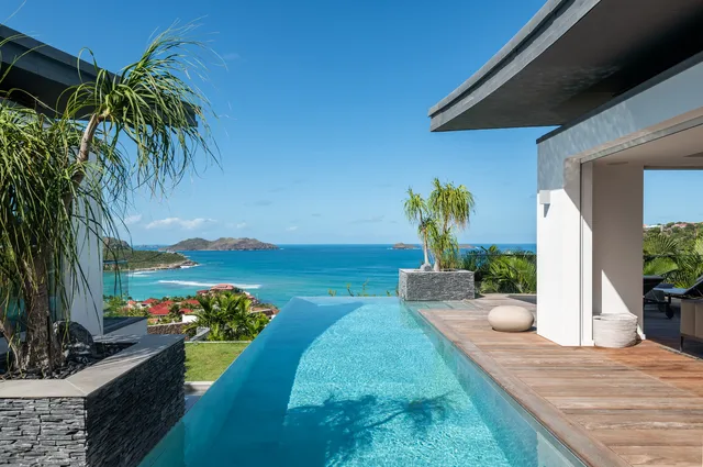 pool at Villa Wings in St Barts - St. Barth Villa Rental
