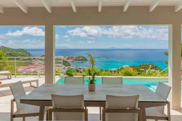 Outside Dining at Villa Wish in Colombier - St Barts luxury vacation rental