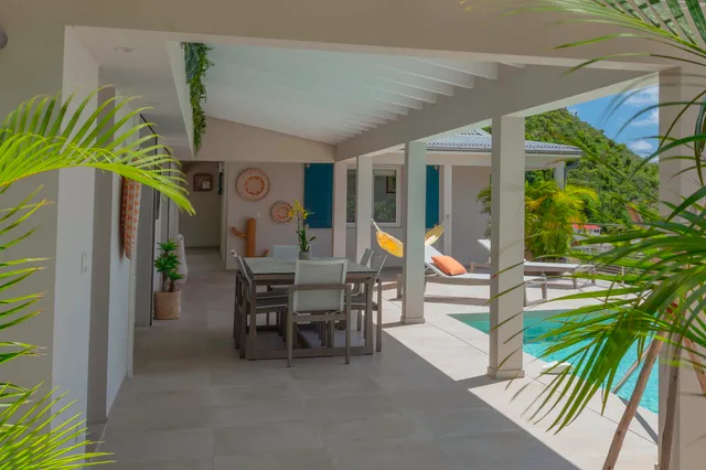 Terrace at Villa Wish in St Barts - St Barts luxury vacation rental