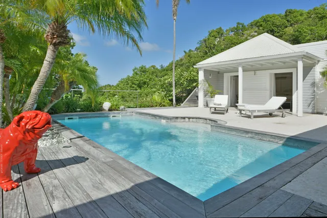 pool at Villa Ylang Ylang in Flamands - St. Barth Villa Rental